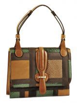 Sac � Main Jamin puech Vert python AH11046