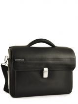 Boekentas Mandarina duck Zwart biker 6PC01