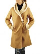 Veste 3/4 Femme Intuition Beige furs AM8207