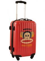 Valise 4 Roues Rigide 56cm Paul franck Rouge suitcase PFO24023 Valise 4 roues