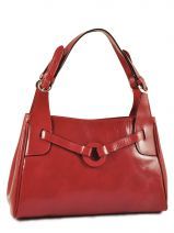 Sac � Main Petits prix cuir Rouge collet - 00000002