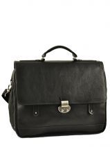 Boekentas Texier Zwart messenger 659