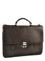Serviette Texier Marron messenger 656