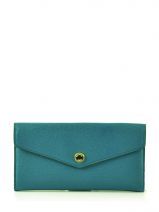 Portefeuille Michael kors Bleu saffiano H1GSFE3L