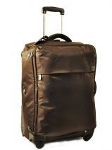 Valise 4 Roues Souple 65cm Lipault Marron original plume JPF4R024