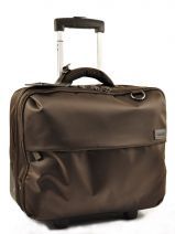 Sac Ordinateur Porte Main Lipault Marron original plume JPF1007