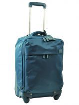 Valise 4 Roues Souple 55cm Lipault Bleu original plume JPF4R020