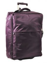 Valise 2 Roues Souple 72cm Lipault Violet original plume JPF027