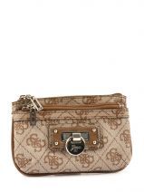Porte Monnaie Guess Marron coventry SI332557