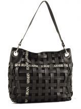 Sac � Main Armani jeans Noir ecopelle stampa R5280
