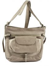 Sac Bandouli�re Lancaster Gris soft vintage nova 5761