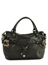 Cabas Lancaster Noir mademoiselle boheme 572-16