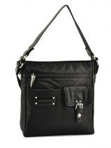 Sac Bandouli�re Lancaster Noir basic et sport 504-35