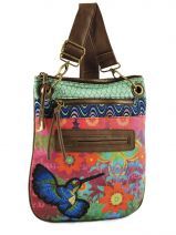 Sac Bandouli�re Desigual Multicolore mara cuya 21X5028