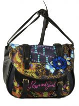 Sac Bandouli�re Desigual Multicolore flower 21X5115