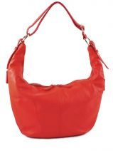 Sac Bandouli�re Petits prix cuir Rouge sauvage 157