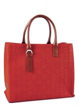 Sac � Main Etrier Rouge cabas P801NAT