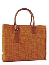 Sac � Main Etrier Orange cabas P801NAT