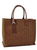 Sac � Main Etrier Marron cabas P801NAT