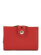 Porte Monnaie Petits prix cuir Rouge glamor CHL545