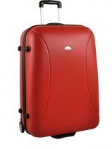 Valise 2 Roues Rigide 75cm Travel Rouge golf AH9019-L