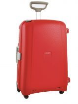Valise 4 Roues Rigide 68cm Samsonite Rouge aeris D18168 Valise 4 roues