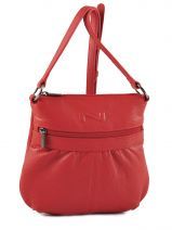 Sac Bandouli�re Nathan baume Rouge public line P1005