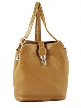 Cross Body Tas Petits prix cuir Bruin caviar 00000122