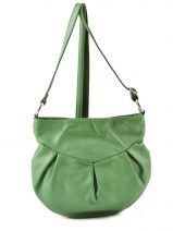 Sac Bandouli�re Petits prix cuir Vert sauvage 1004