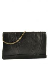 Pochette Ceremonie Sac De Soiree Abaco Noir python BELPY