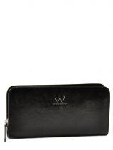 Porte Monnaie Woomen Noir defile WDE901 Porte Monnaie Woomen Noir defile WDE901