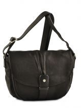 Sac Bandouliere /  Porte Travers Sabrina Noir vintage 10558