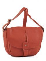 Sac Bandouliere /  Porte Travers Sabrina Orange vintage 10558