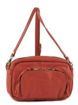 Sac Bandouliere /  Porte Travers Sabrina Orange vintage 10556