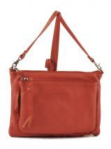 Sac Bandouliere /  Porte Travers Sabrina Orange vintage 10551