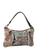 Pochette Ceremonie Sac De Soiree Barbara rihl Multicolore picture 055