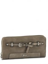 Porte Monnaie Guess Gris avera canvas VY333443 Porte Monnaie Guess Gris avera canvas VY333443