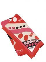 Foulard Guess Rouge accesoires 9791SIL5 Foulard Guess Rouge accesoires 9791SIL5