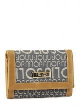 Porte Monnaie Liu jo Bleu jacquard A12161