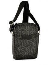 Sac Bandouli�re Calvin klein Noir pvc print K79055