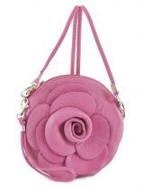 Sac Bandouli�re Petits prix cuir Rose sauvage 1811
