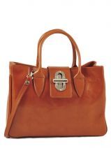 Sac � Main Petits prix cuir Marron collet AL01