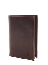 Portefeuille Etrier Marron collets - 00765540