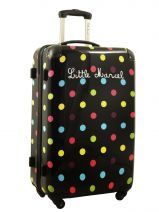 Valies Little marcel Zwart travel MENTHE-L