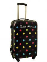 Valise 4 Roues Rigide Little marcel Noir travel MENTHE-M