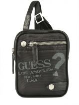 Sac Bandouliere / Porte Travers Guess Zwart rollins 791NYL1