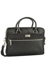 Porte Documents Guess Zwart city logo 926NYL2