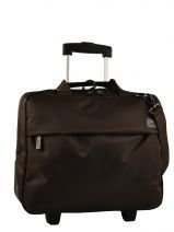 Pilot Case Roulettes Lipault Marron original plume JPF1005