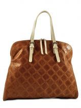 Sac Porte Main A4 Woomen Marron eiffel 00000032