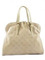 Sac Porte Main A4 Woomen Beige eiffel 00000032
